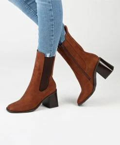 Journee Collection | Black Kaydia Bootie - Women -High heel Store zu109414630 alt 4 tm1666366796