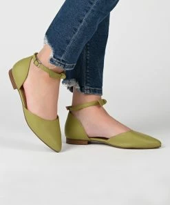 Journee Collection | Green Vielo D'Orsay Flat - Women -High heel Store zu109415189 alt 3 tm1666366796