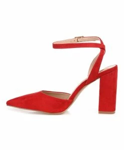 Journee Collection | Red Tyyra Sandal - Women -High heel Store zu109423005 alt 3 tm1666366796