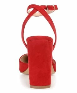 Journee Collection | Red Tyyra Sandal - Women -High heel Store zu109423005 alt 4 tm1666366796