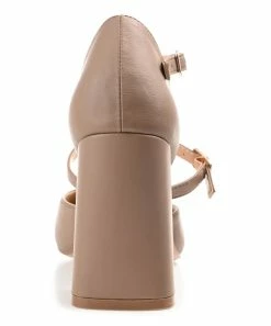 Journee Collection | Brown Isadorah Double-Strap D'Orsay Pump - Women -High heel Store zu109423027 alt 4 tm1666366796