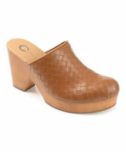 Journee Collection | Tan Kelsy Woven Clog - Women