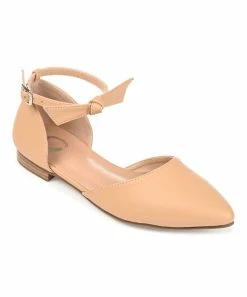 Journee Collection | Tan Vielo D'Orsay Flat - Women