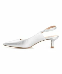 Journee Collection | Silvertone Paulina Pump - Women -High heel Store zu109423075 alt 3 tm1666367192