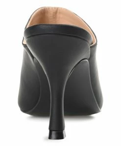 Journee Collection | Black Shiyza Mule - Women -High heel Store zu109423081 alt 2 tm1666367192