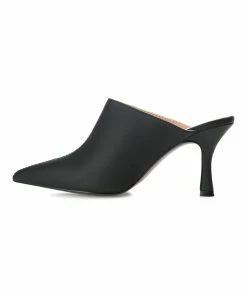 Journee Collection | Black Shiyza Mule - Women -High heel Store zu109423081 alt 4 tm1666367192