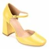 Journee Collection | Yellow Hesster D'Orsay Pump - Women -High heel Store zu109423086 main tm1666367192