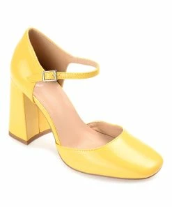 Journee Collection | Yellow Hesster D'Orsay Pump - Women
