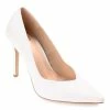 Journee Collection | White Ninna Shimmer Pump - Women -High heel Store zu109423111 main tm1666367192