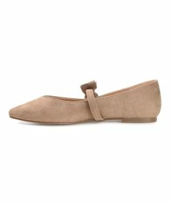 Journee Collection | Taupe Aizlynn Mary Jane Ballet Flat - Women -High heel Store zu109423136 alt 2 tm1666367192