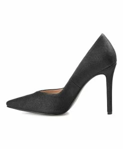 Journee Collection | Black Ninna Shimmer Pump - Women -High heel Store zu109423143 alt 2 tm1666367192