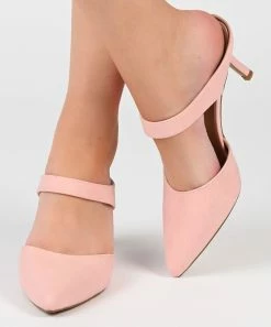 Journee Collection | Brown Patent Maevali Pump - Women -High heel Store zu109423146 alt 4 tm1666367192