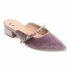 Journee Collection | Lilac Jewel Rhinestone Mule - Women -High heel Store zu109423188 main tm1666367192