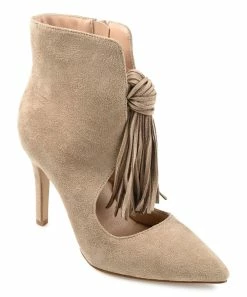Journee Collection | Beige Cameron Tassel Bootie - Women