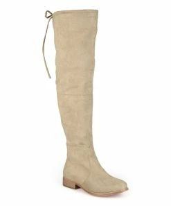 Journee Collection | Taupe Wide-Calf Mount Over-The-Knee Boot - Women
