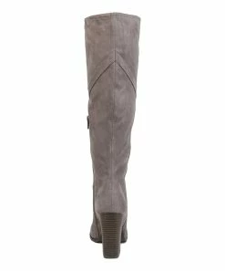 Journee Collection | Gray Wide-Calf Kyllie Boot - Women -High heel Store zu109752122 alt 3 tm1670273073