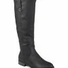 Journee Collection | Black Wide-Calf Taven Knee-High Boot - Women -High heel Store zu109752372 main tm1666797734