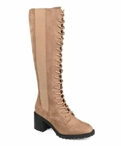 Journee Collection | Taupe Tru Comfort Foam Wide-Calf Jenicca Knee-High Boot - Women