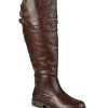 Journee Collection | Brown Extra-Wide Calf Tori Knee-High Boot - Women -High heel Store zu109755349 main tm1670273073