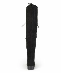 Journee Collection | Black Wide-Calf Mount Over-The-Knee Boot - Women -High heel Store zu109759207 alt 2 tm1666797362
