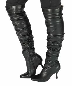 Journee Collection | Bone Slouchy Wide-Calf Kindy Over-the-Knee Boot - Women -High heel Store zu109764200 alt 2 tm1666822083