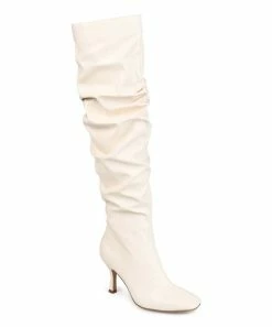 Journee Collection | Bone Slouchy Wide-Calf Kindy Over-the-Knee Boot - Women