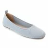 Journee Collection | Blue Jersie Knit Flat - Women -High heel Store zu111132236 main tm1669847892