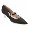 Journee Collection | Black Manza Kitten Heel Pump - Women 1 Journee Collection | Black Manza Kitten Heel Pump - Women -High heel Store zu111132238 main tm1669847892