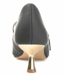 Journee Collection | Charcoal Manza Kitten Heel Pump - Women -High heel Store zu111132249 alt 2 tm1669847892