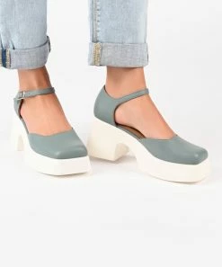 Journee Collection | Black Square-Toe Platform Lizza Pump - Women -High heel Store zu111132265 alt 2 tm1673469256