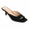 Journee Collection | Black Larna Kitten Heel Open-Toe Pump - Women -High heel Store zu111132423 main tm1669847892