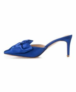 Journee Collection | Blue Tiarra Bow-Accent Pump - Women -High heel Store zu111132500 alt 2 tm1669847892