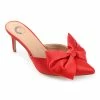 Journee Collection | Red Tiarra Bow-Accent Pump - Women -High heel Store zu111132501 main tm1669847892