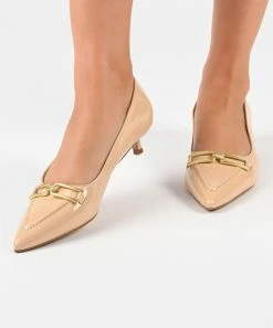 Journee Collection | Beige Pointed-Toe Rumi Pump - Women -High heel Store zu111132530 alt 2 tm1673469256