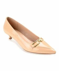 Journee Collection | Beige Pointed-Toe Rumi Pump - Women