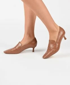 Journee Collection | Silvertone Textured Celina Pump - Women -High heel Store zu111132799 alt 3 tm1673469256