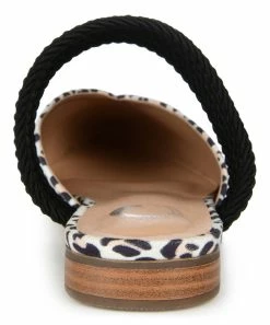 Journee Collection | Black & White Leopard Roxeene Mule - Women -High heel Store zu111140647 alt 2 tm1669922456