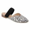 Journee Collection | Black & White Leopard Roxeene Mule - Women