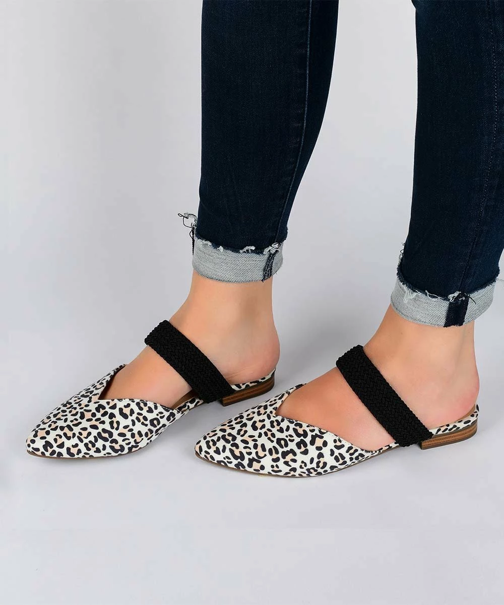 Journee Collection | Gray Plaid Roxeene Mule - Women 5 Journee Collection | Gray Plaid Roxeene Mule - Women - Image 3