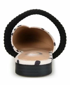 Journee Collection | Black & White Dot Roxeene Mule - Women -High heel Store zu111140686 alt 4 tm1669922456