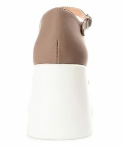 Journee Collection | Taupe Square-Toe Platform Lizza Pump - Women -High heel Store zu111140739 alt 2 tm1673469256