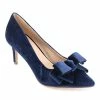 Journee Collection | Navy Crystol Bow-Accent Pump - Women -High heel Store zu111140744 main tm1669847892