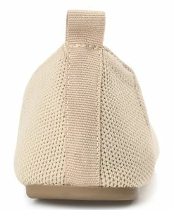 Journee Collection | Taupe Jersie Knit Flat - Women -High heel Store zu111140768 alt 2 tm1669847892