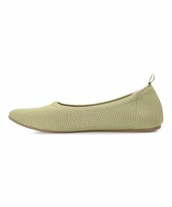 Journee Collection | Olive Jersie Knit Flat - Women -High heel Store zu111140775 alt 3 tm1669847892