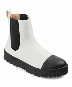 Journee Collection | White Jenie Chelsea Boot - Women