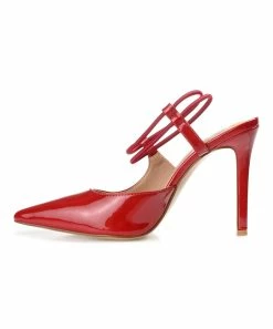 Journee Collection | Red Pointed-Toe Gracelle Pump - Women -High heel Store zu111140825 alt 4 tm1673469256