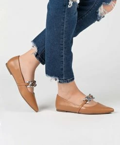 Journee Collection | Brown Metinaa Ballet Flat - Women -High heel Store zu111140836 alt 3 tm1669922456