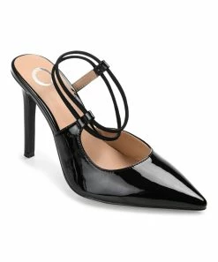 Journee Collection | Black Pointed-Toe Gracelle Pump - Women