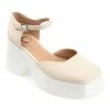 Journee Collection | Bone Square-Toe Platform Lizza Pump - Women -High heel Store zu111140895 main tm1673469256