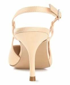 Journee Collection | White Knightly Slingback Pump - Women -High heel Store zu111140899 alt 3 tm1669848033